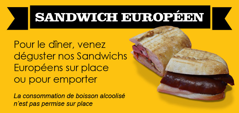 Sandwich europeen Blainville